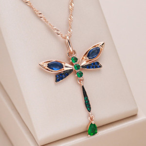 Collier Pendentif Libellule Éclat des Jardins