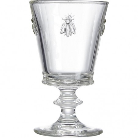 Embossed Bee Wine Glass | Vintage Style Glassware (240ml)