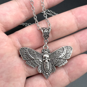 Collier papillon De Nuit Goth