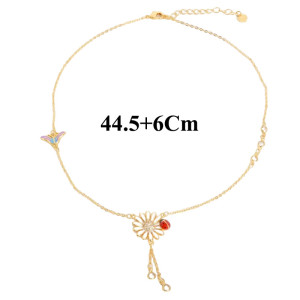 "Floral Bliss" Ladybug Necklace - Unique Jewelry | 1001bees.com
