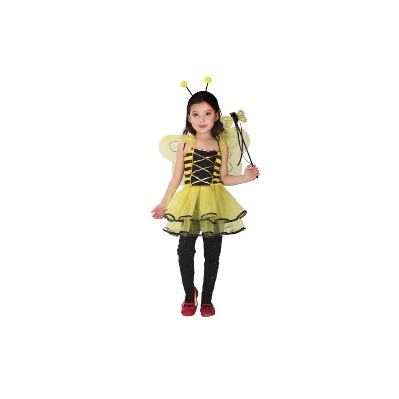 Cute Bee Costume for Girls - Dress-Up Outfit for Ages 6-12