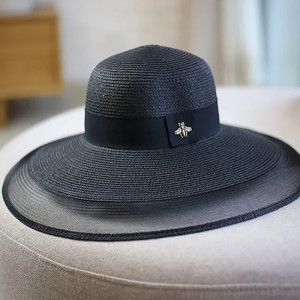 Chapeau Abeille Élégance Couleur Noir