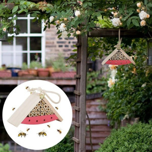 Magnifique Mini maison en bois pour abeilles rouge