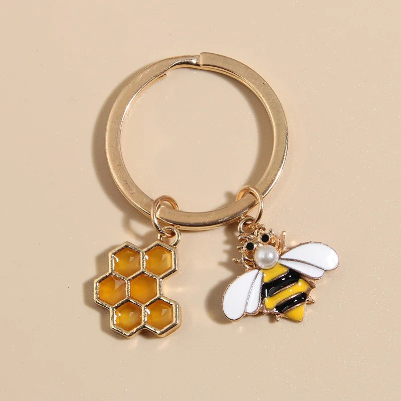 Hive Treasure Bee Keychain - Cute Nature-Inspired Accessory