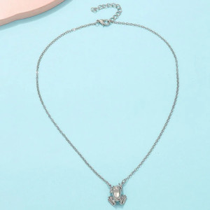 Cute Frog Necklace | Gold & Silver Frog Pendant | Gift for Her