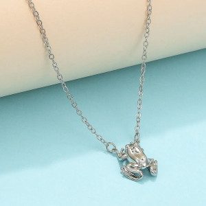 Cute Frog Necklace | Gold & Silver Frog Pendant | Gift for Her