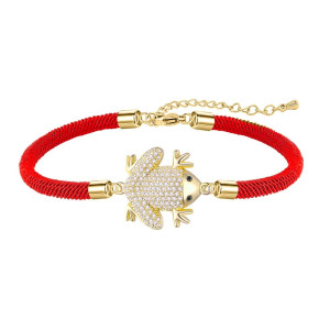 Bracelet Grenouille Rouge Royal