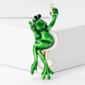 Broche Grenouille Étoile de la Scène
