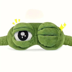 Masque de Nuit Peluche Grenouille Rigolote pour Enfant
