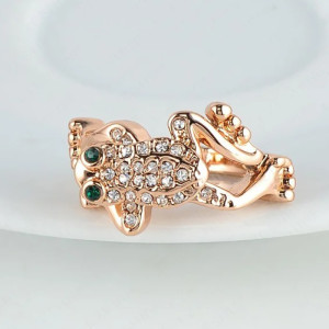 Bague Grenouille "Éclat Enchanté"