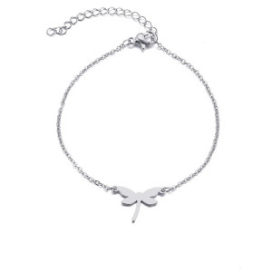 Elegant Dragonfly Bracelet | Gold & Silver Stainless Steel