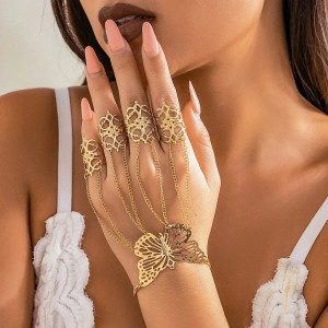 Bracelet Papillon Éthéré - Main Enchantée