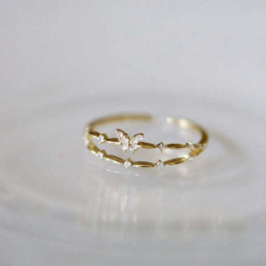 Sparkling Butterfly Ring | 925 Sterling Silver | Cute Gift