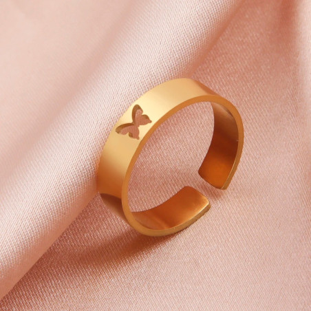 Cute Openwork Butterfly Ring | Adjustable Gift for Women