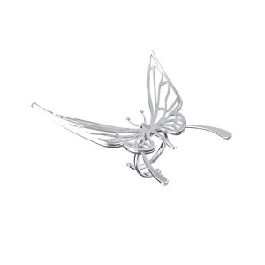 Poetic Awakening Silver Butterfly Ring | Elegance & Refinement