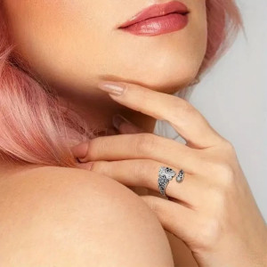 Vintage Elegance Butterfly Ring – Adjustable Boho Chic Jewelry