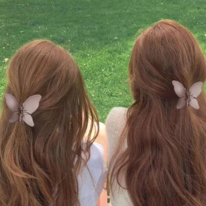 Elegant Butterfly Hair Clip - Cute Hair Claw in 2 Colors