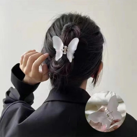 Elegant Butterfly Hair Clip - Cute Hair Claw in 2 Colors