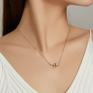 Cute Bee Jewelry Set | 925 Sterling Silver Necklace & Earrings