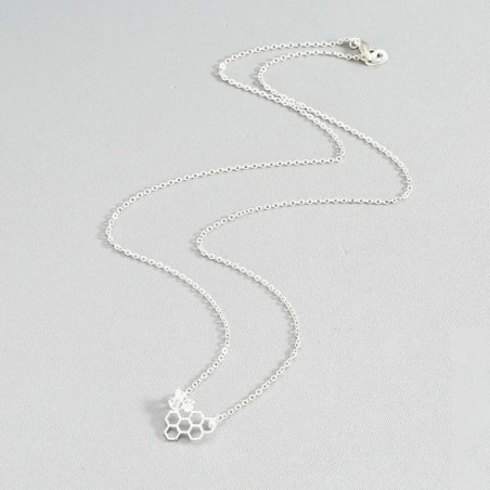 Elegant Hive Bee Necklace | Gold & Silver Bee Jewelry Gift