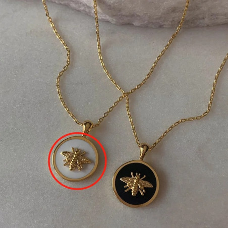 Royal Elegance Bee Necklace | Cute Gold Bee Jewelry Gift