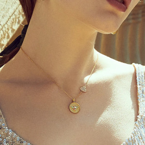 "Precious Sparkle" Bee Necklace | Elegant Office Jewelry Gift