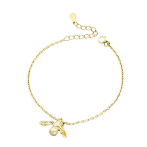 Elegant Bee Charm Bracelet | Gold & Silver | 1001Bees.com