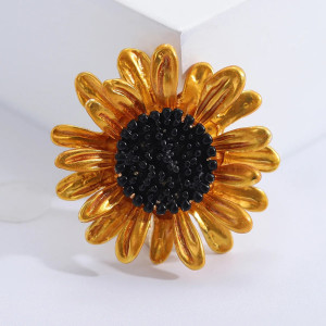 Cute Sunflower Brooch Pin | Unique Jewelry Gift for Women