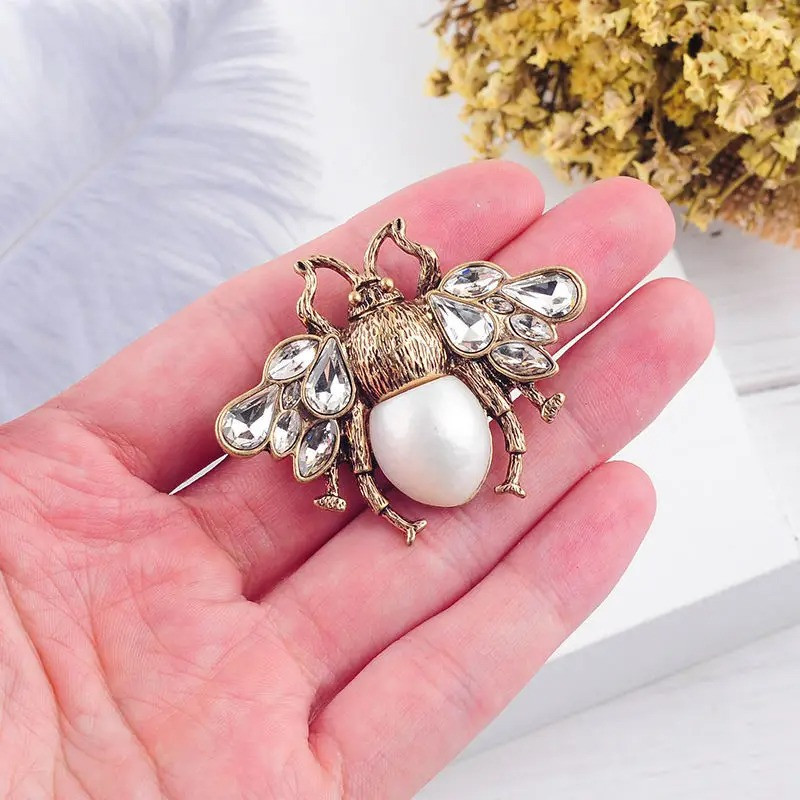 Broche Abeille Impériale | Bijou Fantaisie Cadeau Femme