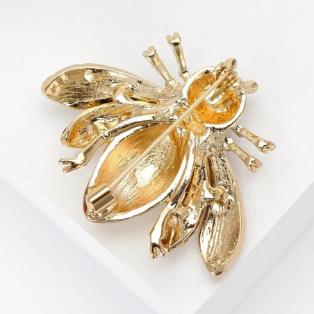 Bee Brooch “Golden Essence” | Original Gift Jewelry