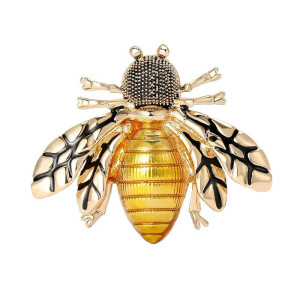 Bee Brooch “Golden Essence” | Original Gift Jewelry
