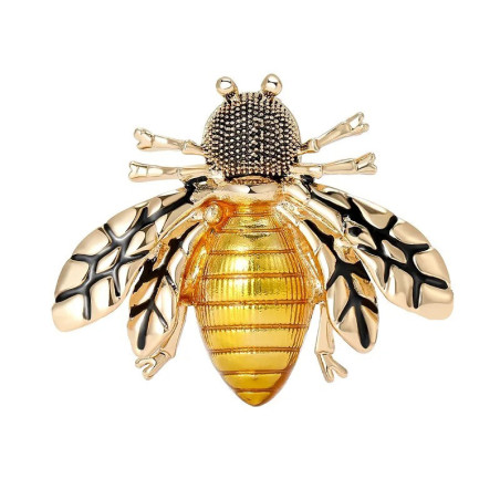 Bee Brooch “Golden Essence” | Original Gift Jewelry