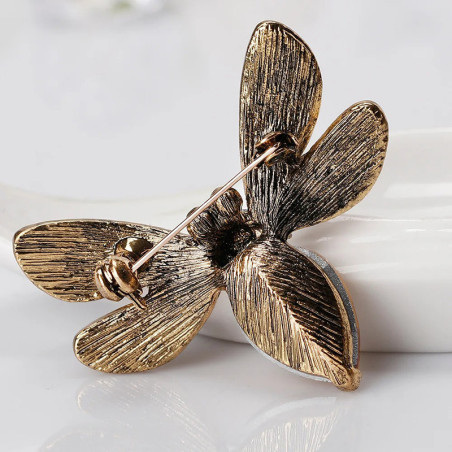 Rainbow Crystal Bee Brooch | Unique Gift Idea for Women