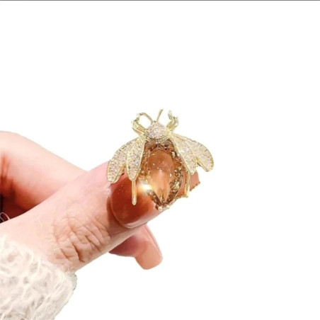 Honey Drop Bee Brooch | Fashion Jewelry for Women