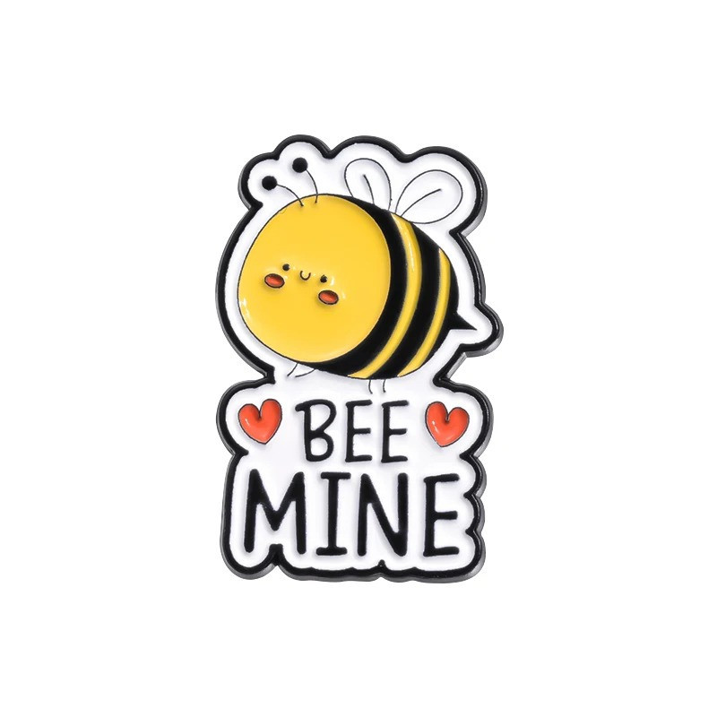Pin's Abeille Mignon "Bee Mine" | Idée Cadeau Bijou Original