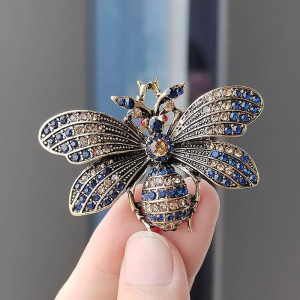 Cute Empress Bee Brooch | Gold & Silver Gift for Women