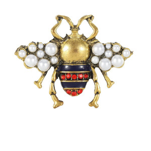 Broche Abeille Impériale | Bijou Unique & Cadeau Femme
