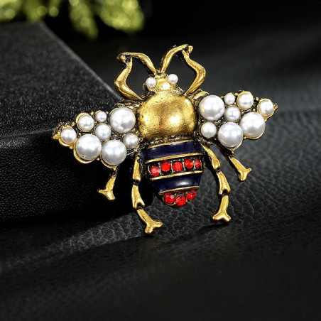 Broche Abeille Impériale | Bijou Unique & Cadeau Femme
