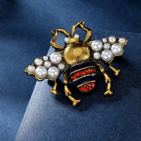 Broche Abeille Impériale | Bijou Unique & Cadeau Femme
