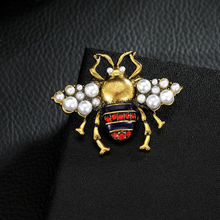 Broche Abeille Impériale | Bijou Unique & Cadeau Femme