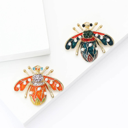 Royal Elegance Bee Brooch | Unique Bee Jewelry Gift for Women