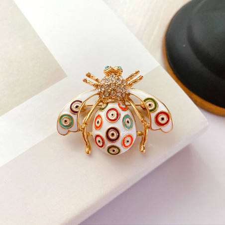 Cute Bohemian Bee Brooch - Unique Jewelry Gift for Women