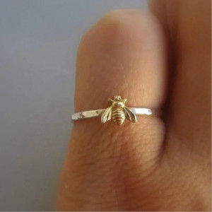Sterling Silver Bee Ring | Cute & Elegant Jewelry Gift