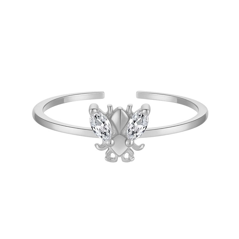 Sparkling Queen Bee Ring | 925 Silver | Cute Jewelry Gift