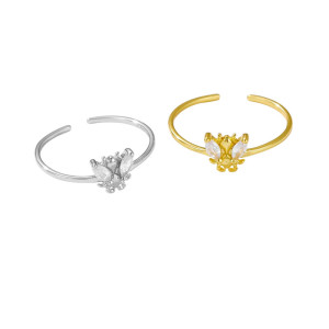 Sparkling Queen Bee Ring | 925 Silver | Cute Jewelry Gift