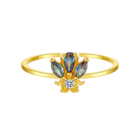 Cute Sparkling Bee Ring | 925 Sterling Silver Gift Jewelry