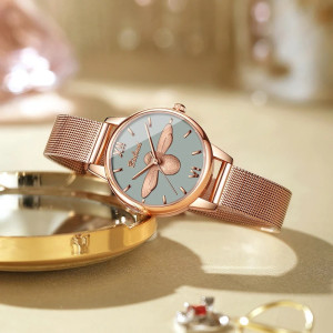 Harmony Green Bee Watch | Nature-Inspired Elegance for Women