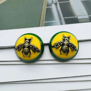 Vintage Tropical Bee Buttons | Set of 6 for Sewing & Crafts