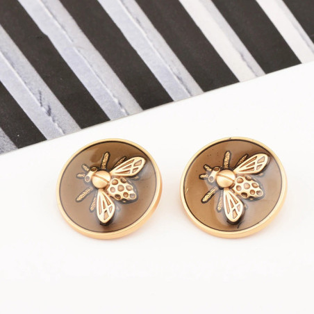 Cute Antique Silver Bee Buttons | Set of 6 | Vintage Gift