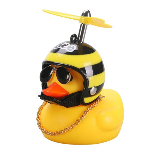 Cute Bee Motorcycle Helmet Keychain – Funny & Unique Bike Gift